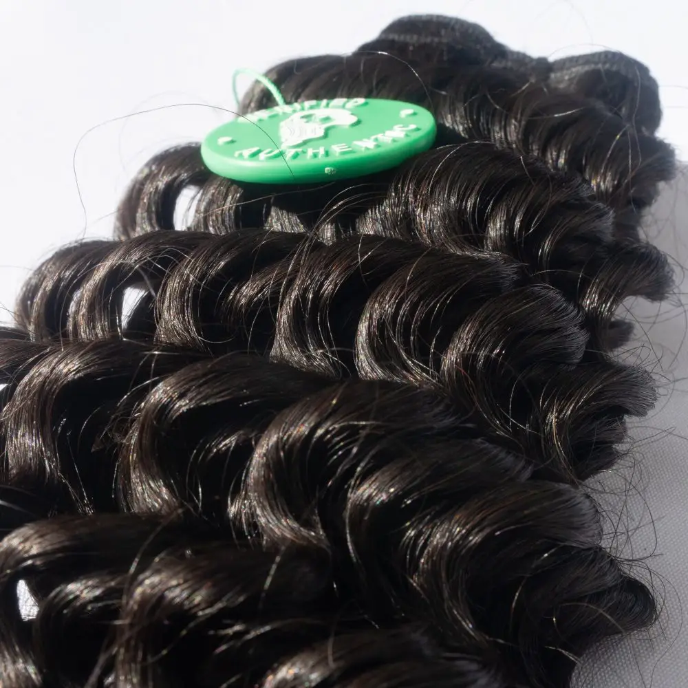 Paquets De Raw Indiens Tissages Natural Deep Wave Cheveux 100% Brut – Image 2