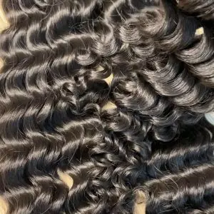 Tissage Raw Indien Deep Wave 100% Naturel - 18" - 45CM