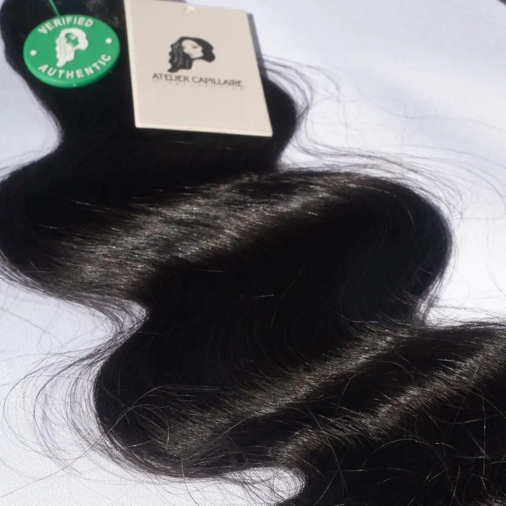 Paquets De  Raw Indiens Tissages Natural Body Wave Cheveux 100% Brut – Image 4