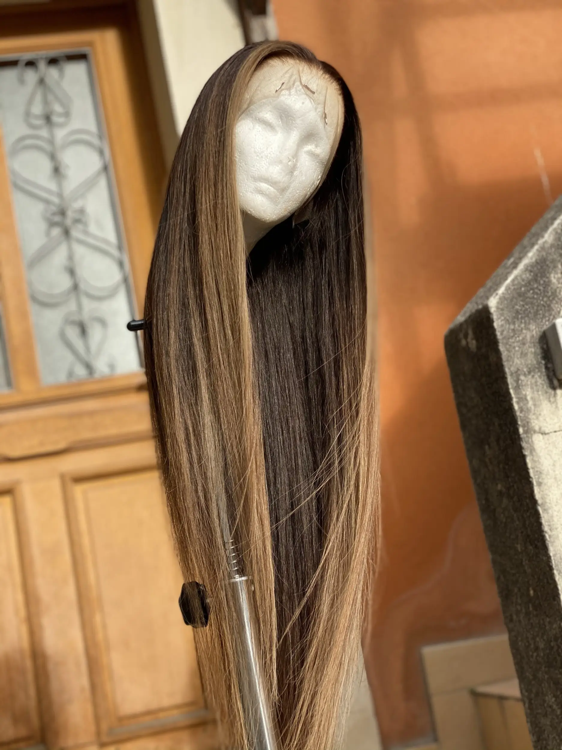 Belle de Jour" Perruque Longue Lisse Avec Lace Frontale – Image 2