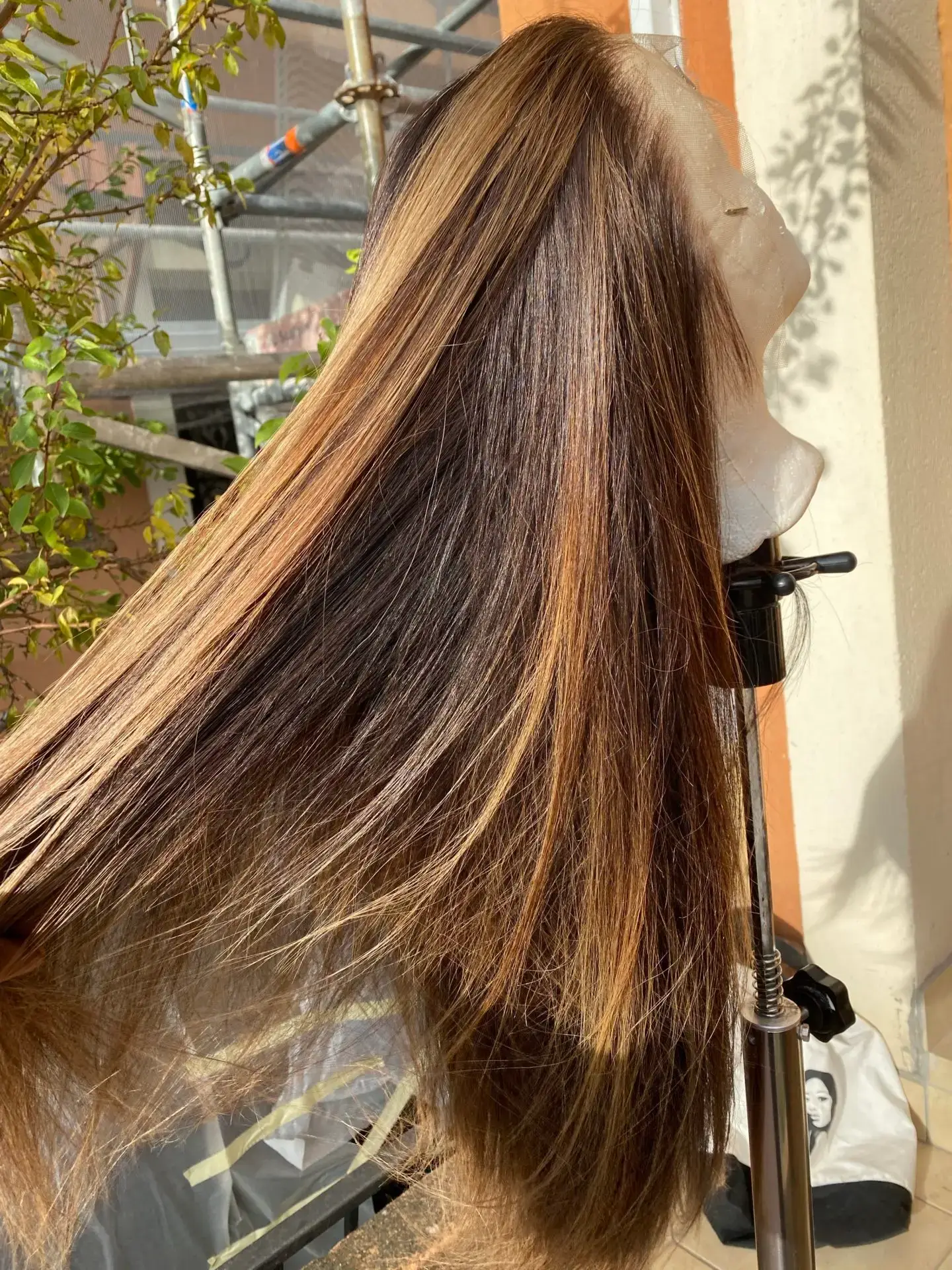 Belle de Jour" Perruque Longue Lisse Avec Lace Frontale