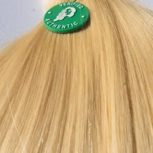 Paquets De Blonde Platine Raw Indiens 613 Tissages Naturels Raides Cheveux 100% Brut