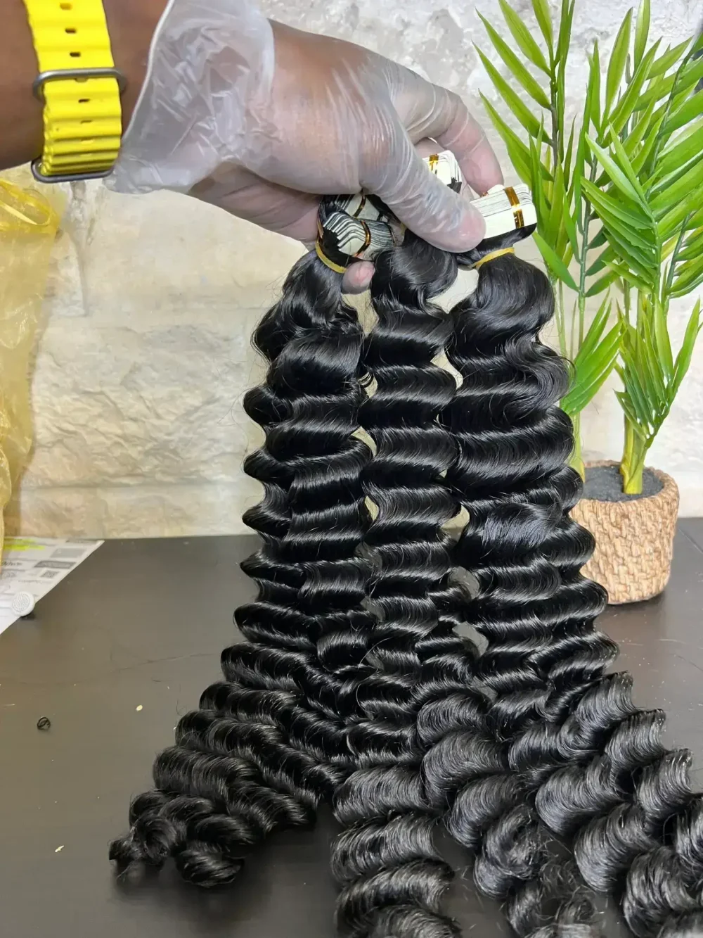 Deep Wave Tape-in extentions / Extensions Adhésives – Image 2